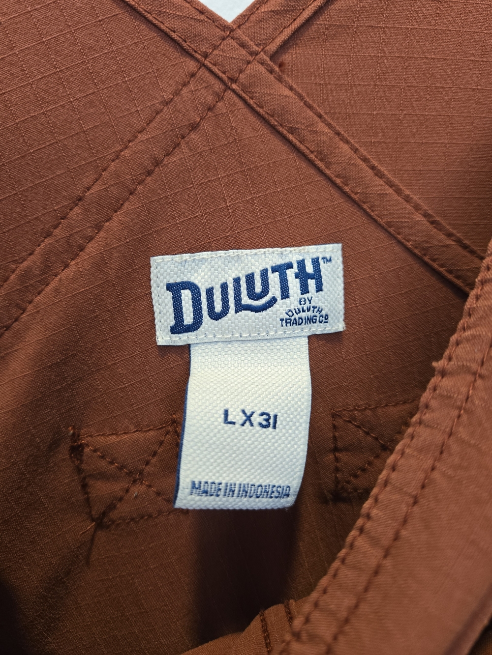 Brick Red Women's Workwear Overalls Duluth - Picture 6 of 11